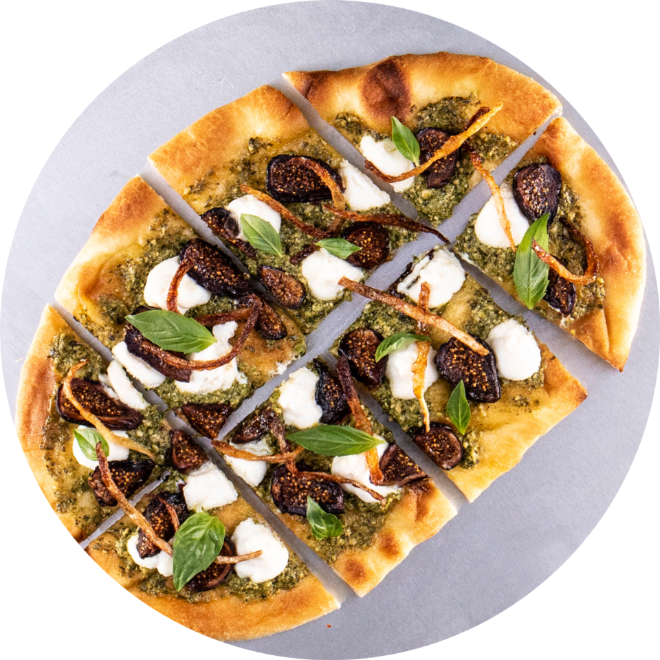 Fig, Ricotta & Prosciutto Naan Pizza Innit